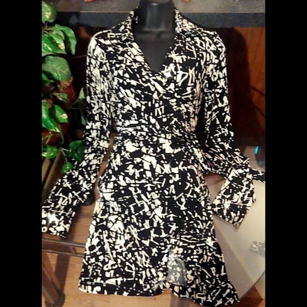 Calvin Klein wrap dress